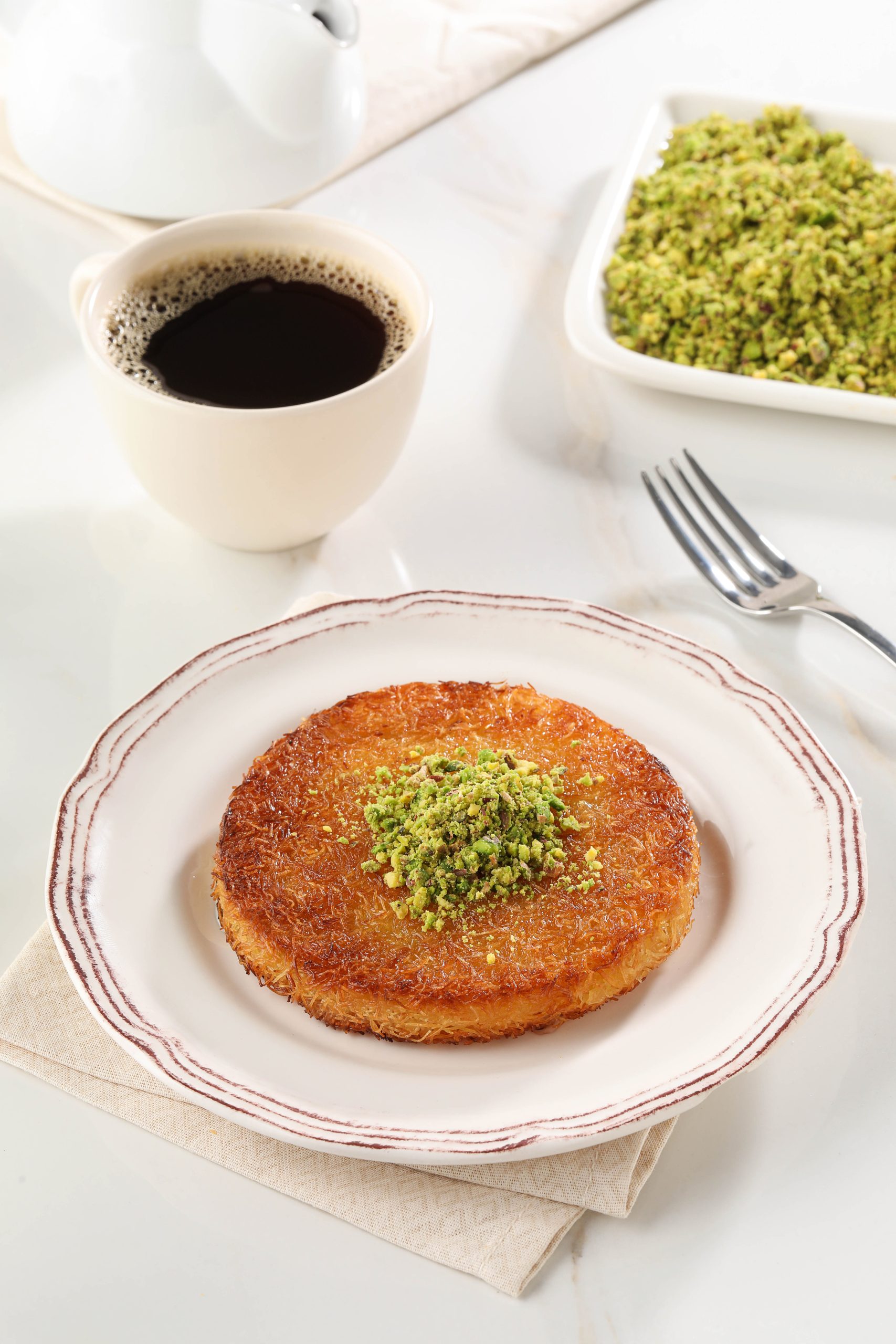 IMG_3535-scaled Lezza plain Kunefah (Included plate and syrup) 12x2 pack - Image 1