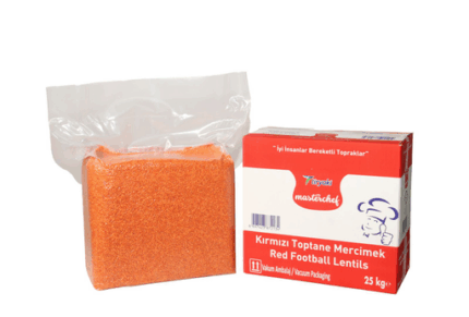 Red Lentils Split, Kirmizi Mercimek Kirik, 55lb/ 25kg