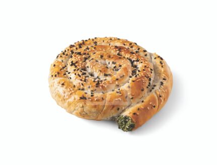 Mini Spiral Pie with Spinach and Cheese