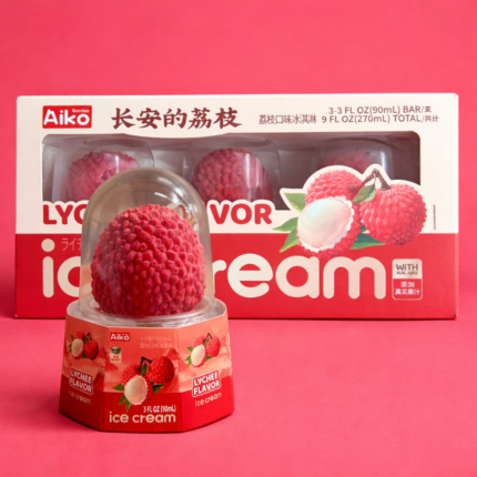 Lychee Ice Cream 24 pc
